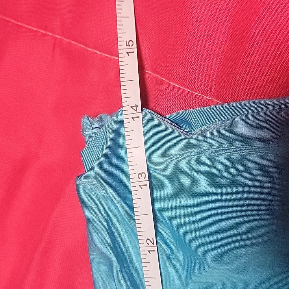 Blue strapless wrap dress - Picture 7 of 8